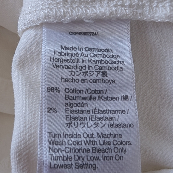 Madewell Emmett Wide Leg Barrel Jeans Size 27P Cream White Cotton Blend EUC - Picture 13 of 13